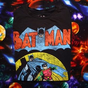 Retro Batman & Robin Graphic Tee S